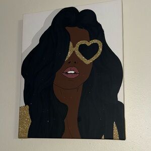 Heart-Shaped Sunglasses Art Print